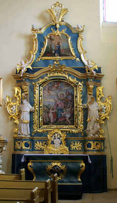 Frantz Eytner, ołtarz boczny św. Rodziny, ok. 1780 r.