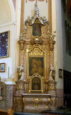 Frantz Eytner i Christian Eytner, ołtarz noszący pierwotnie wezwanie św. Anny (obecnie Matki Boskiej Ostrobramskiej), 1768-1769. 