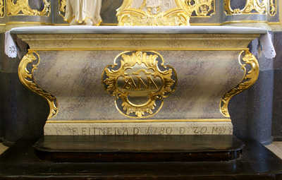 Frantza Eytnera, ołtarz boczny św. Anny Samotrzeć,  1780 r.